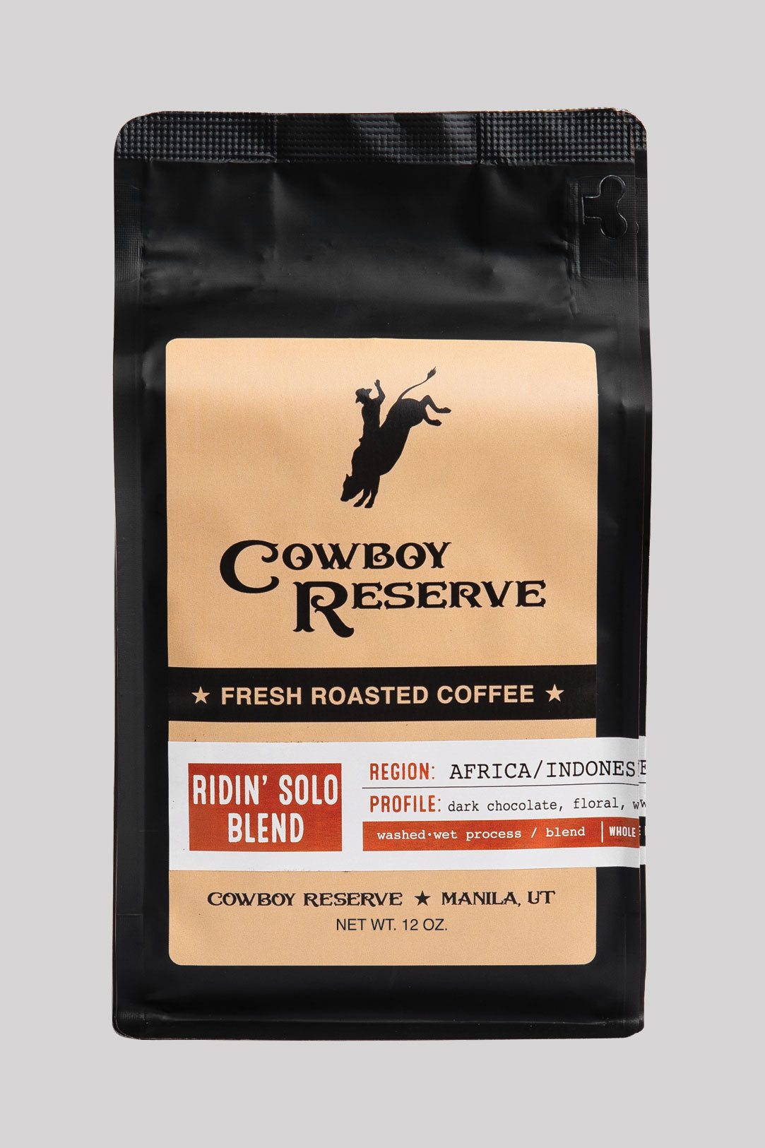 Ridin’ Solo Blend | Medium Roast | 12 oz