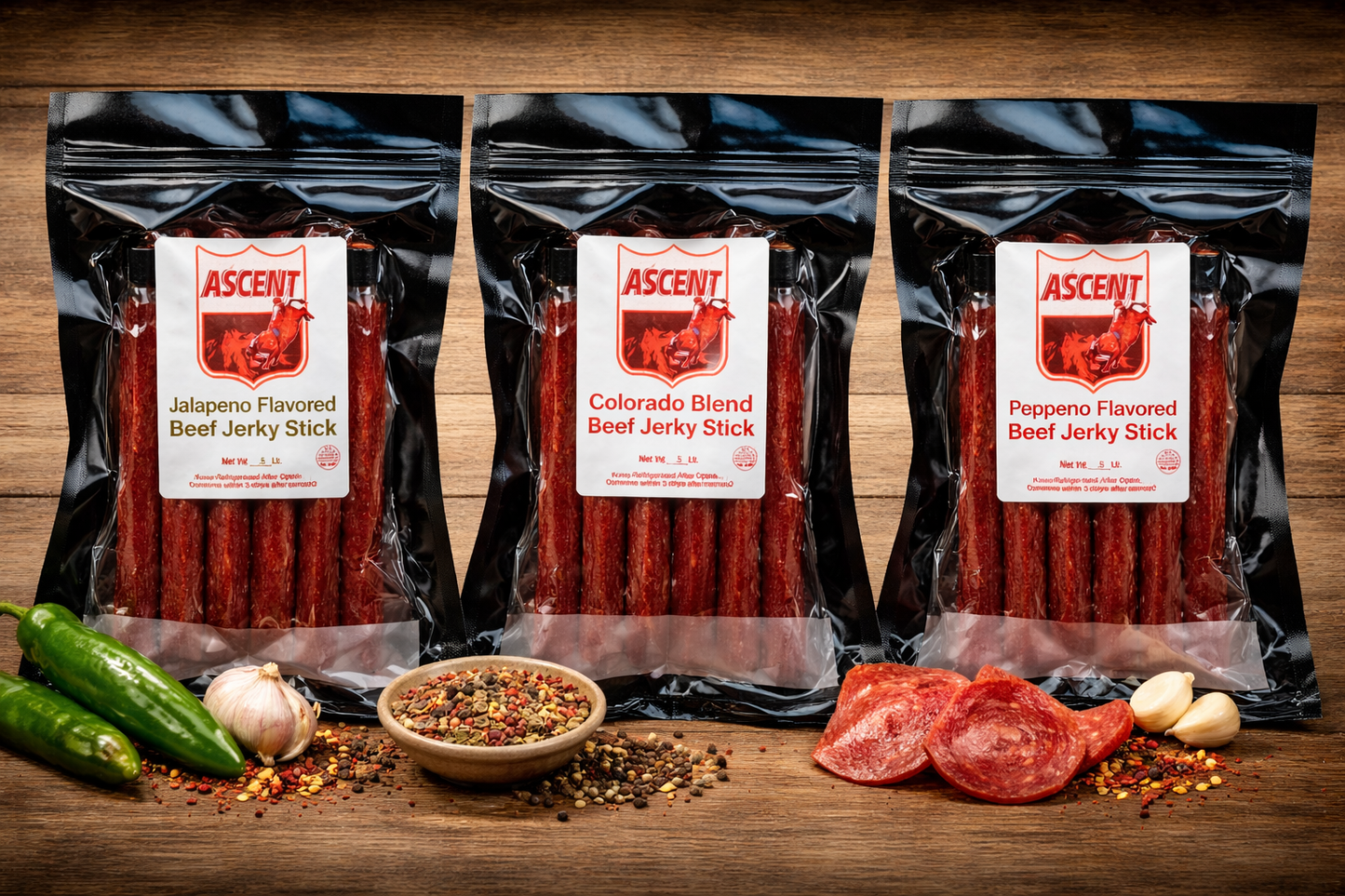 Pepperoni Beef Jerky Sticks | 0.5lb